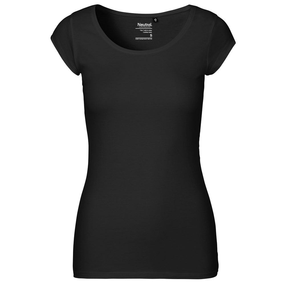 Neutral Dámské tričko z organické Fairtrade bavlny - Černá | XL