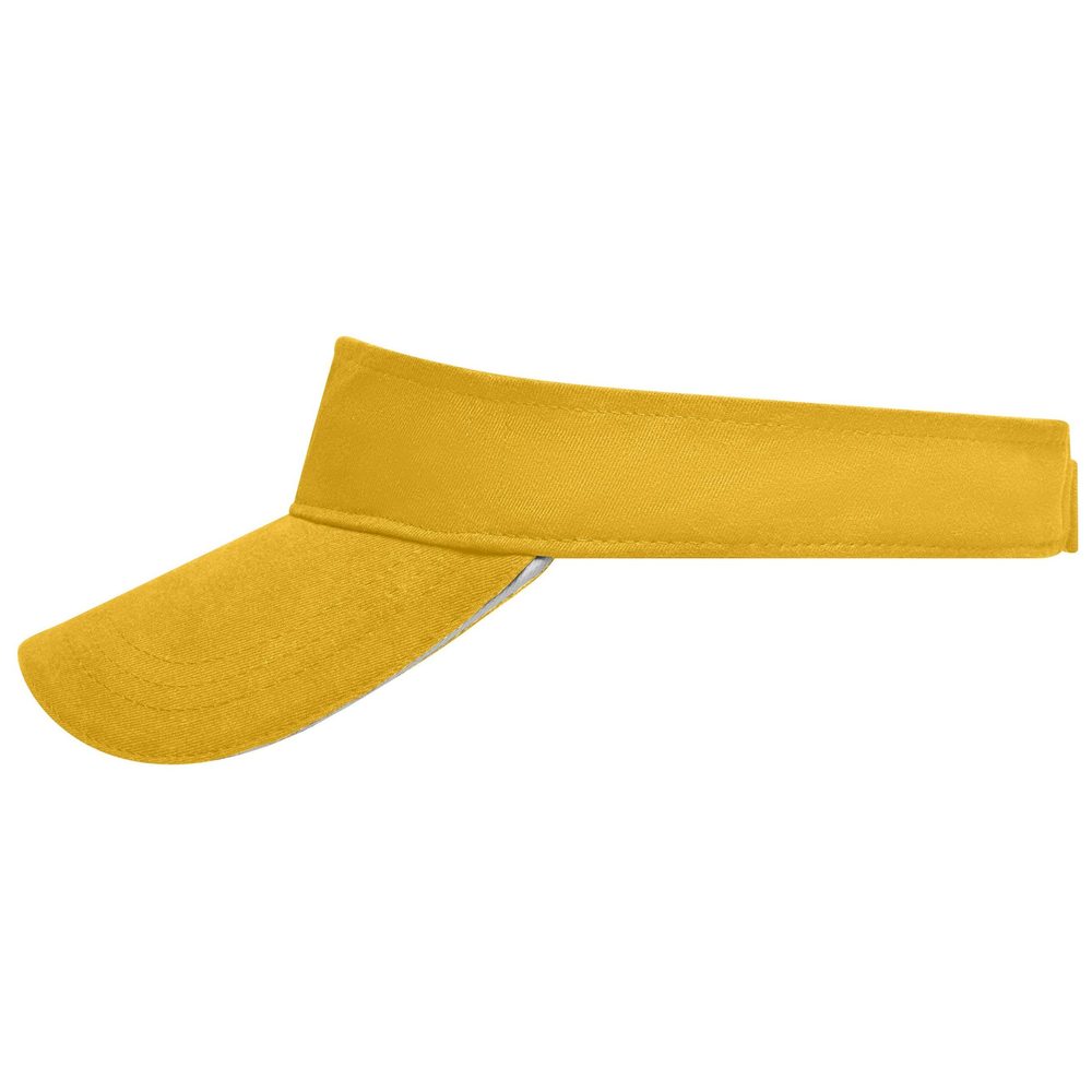 Myrtle Beach Kšilt Sunvisor MB6123 - Zlatě žlutá / bílá | uni