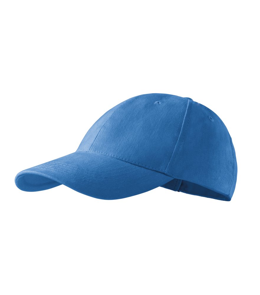 MALFINI Kšiltovka 6P - Azurově modrá | uni