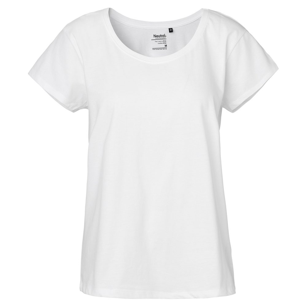 Neutral Dámske tričko Loose Fit z organickej Fairtrade bavlny - Biela | XL