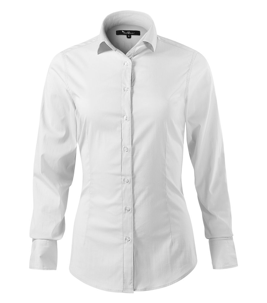 MALFINI Dámská košile s dlouhým rukávem Dynamic - Bílá | XL