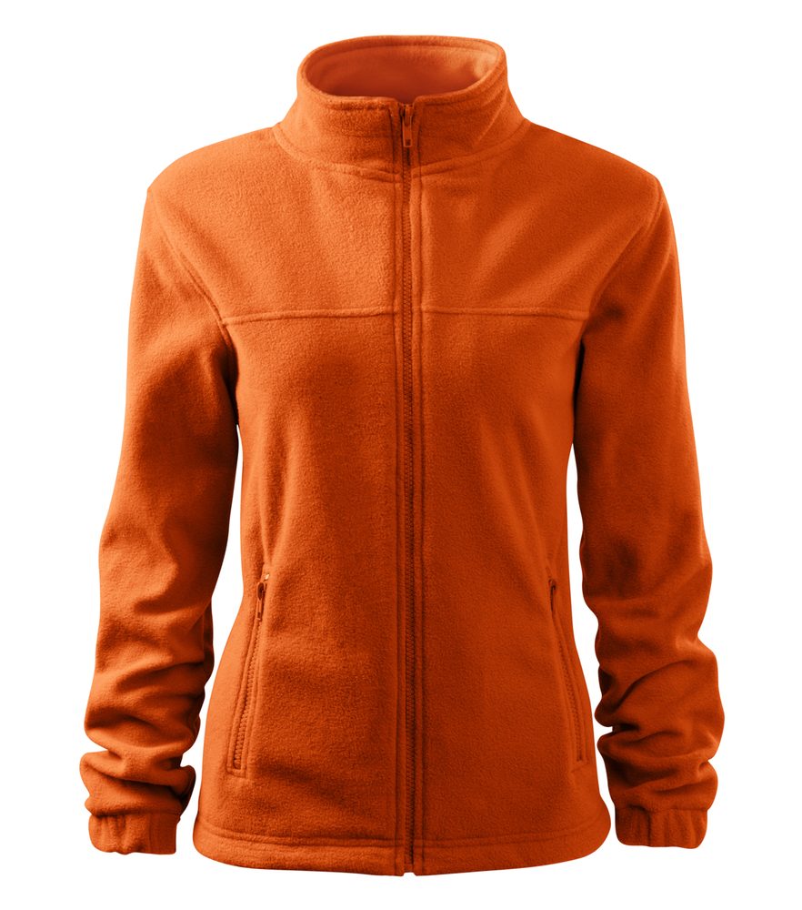 MALFINI Dámská fleecová mikina Jacket - Oranžová | XS