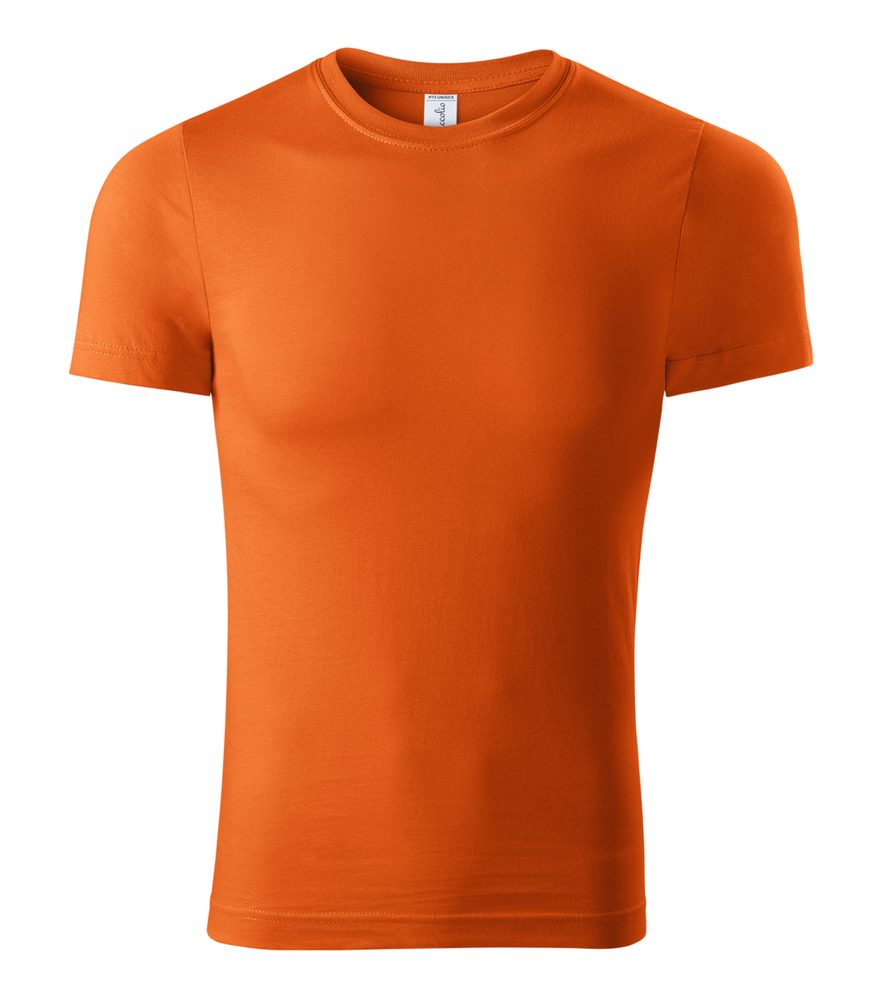 MALFINI Tričko Paint - Oranžová | XXXL