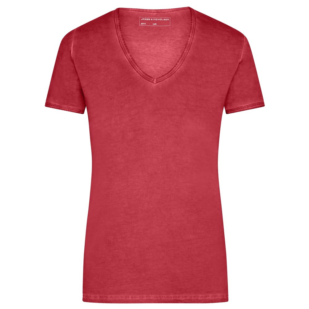James & Nicholson Dámské tričko Gipsy JN975 - Červená | M