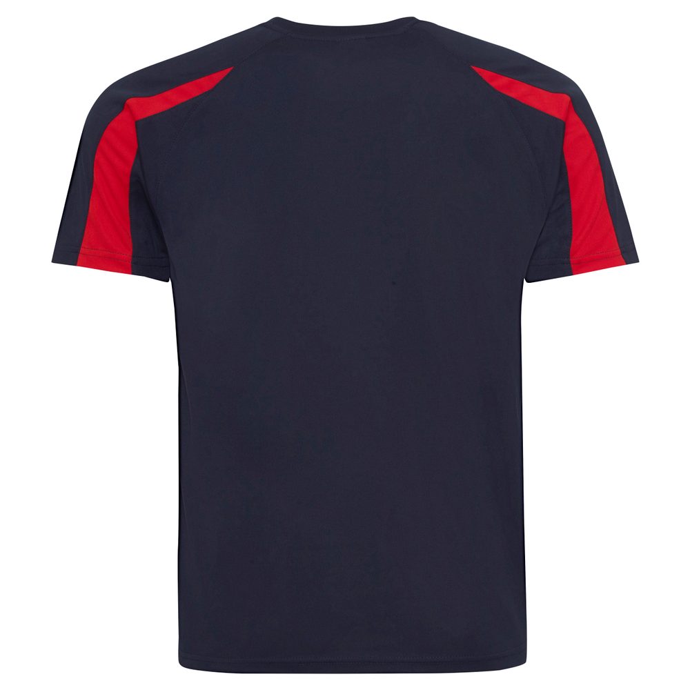 Just Cool Dětské sportovní tričko Contrast Cool T - Tmavě modrá / červená | 3-4 roky