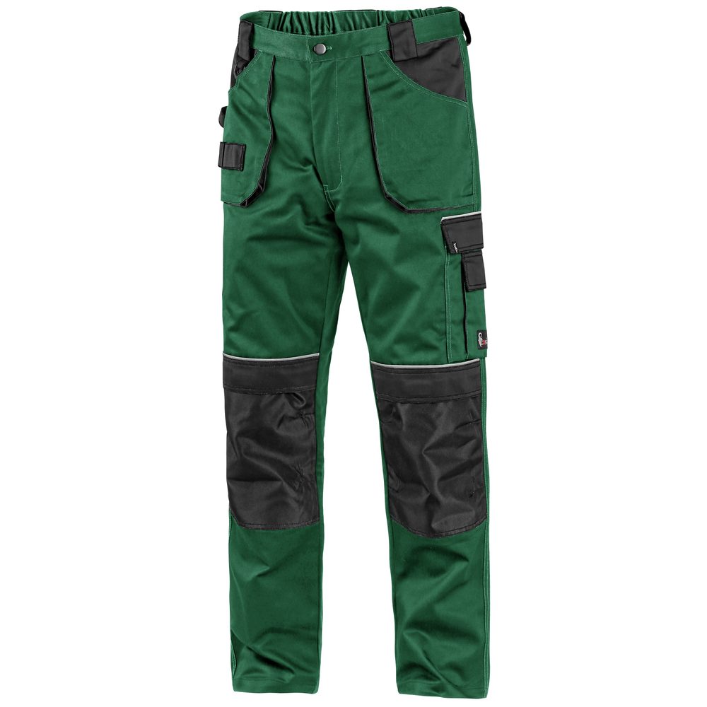 Canis (CXS) Montérkové kalhoty ORION TEODOR - Zelená / černá | 48
