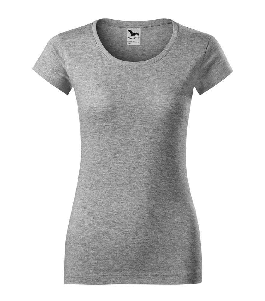 MALFINI Dámské tričko Viper - Tmavě šedý melír | XL
