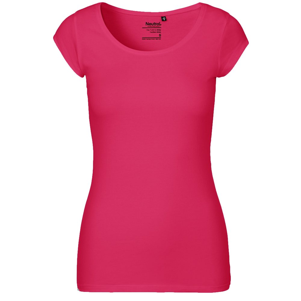 Neutral Dámské tričko z organické Fairtrade bavlny - Růžová | M