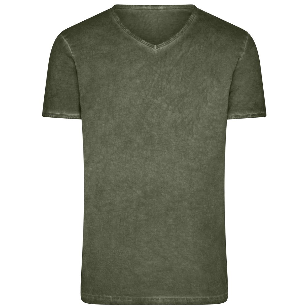 James & Nicholson Pánské tričko Gipsy JN976 - Olivová | XL
