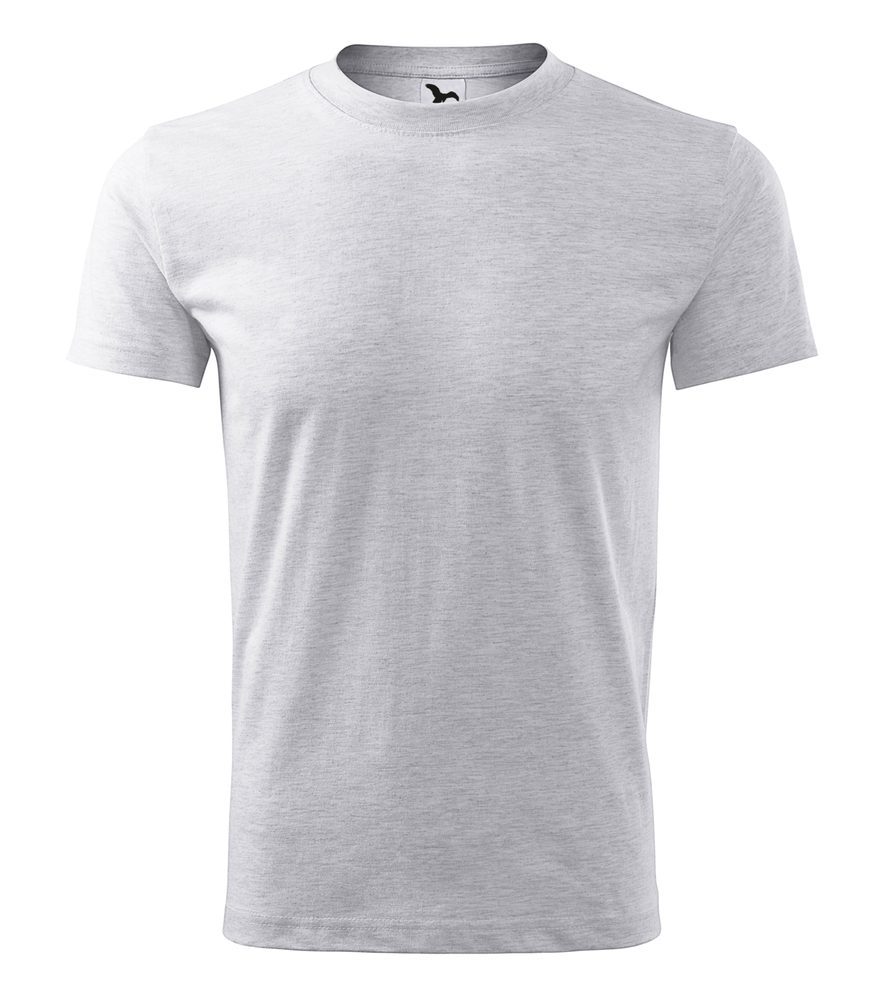 MALFINI Pánské tričko Classic New - Světle šedý melír | XXL