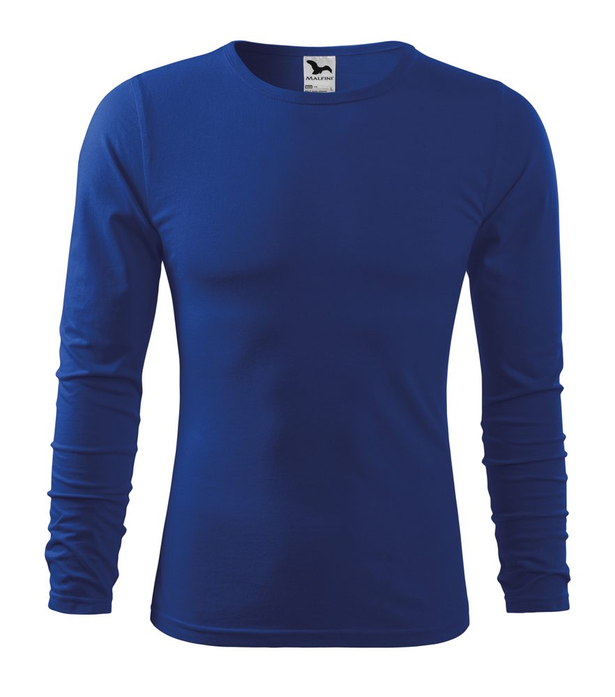MALFINI Pánské tričko s dlouhým rukávem Fit-T Long Sleeve - Královská modrá | L