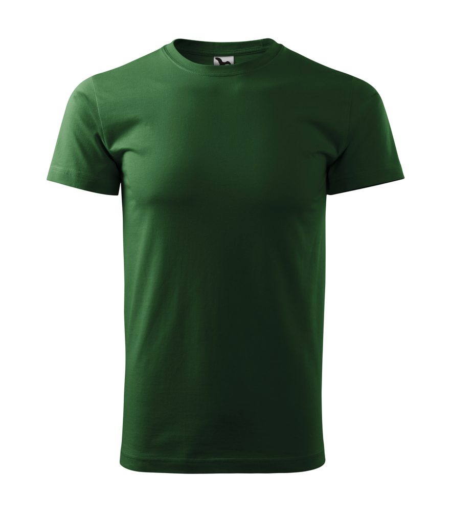 MALFINI Tričko Heavy New - Lahvově zelená | XL