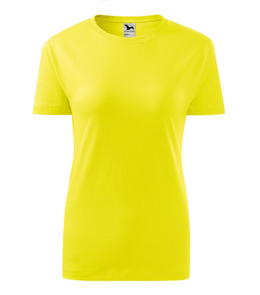 MALFINI Dámské tričko Classic New - Citrónová | XL
