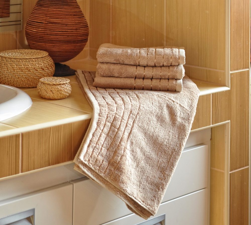 Polášek Bambusový uterák - Béžová | 50 x 100 cm