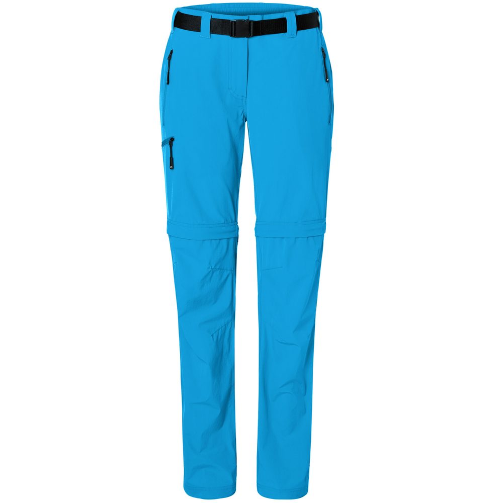 James & Nicholson Pánské outdoorové kalhoty s odepínacími nohavicemi JN1202 - Jasně modrá | XXXL