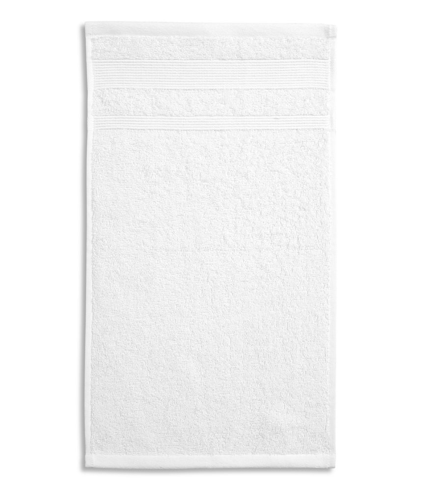 MALFINI Malý ručník Organic - Bílá | 30 x 50 cm