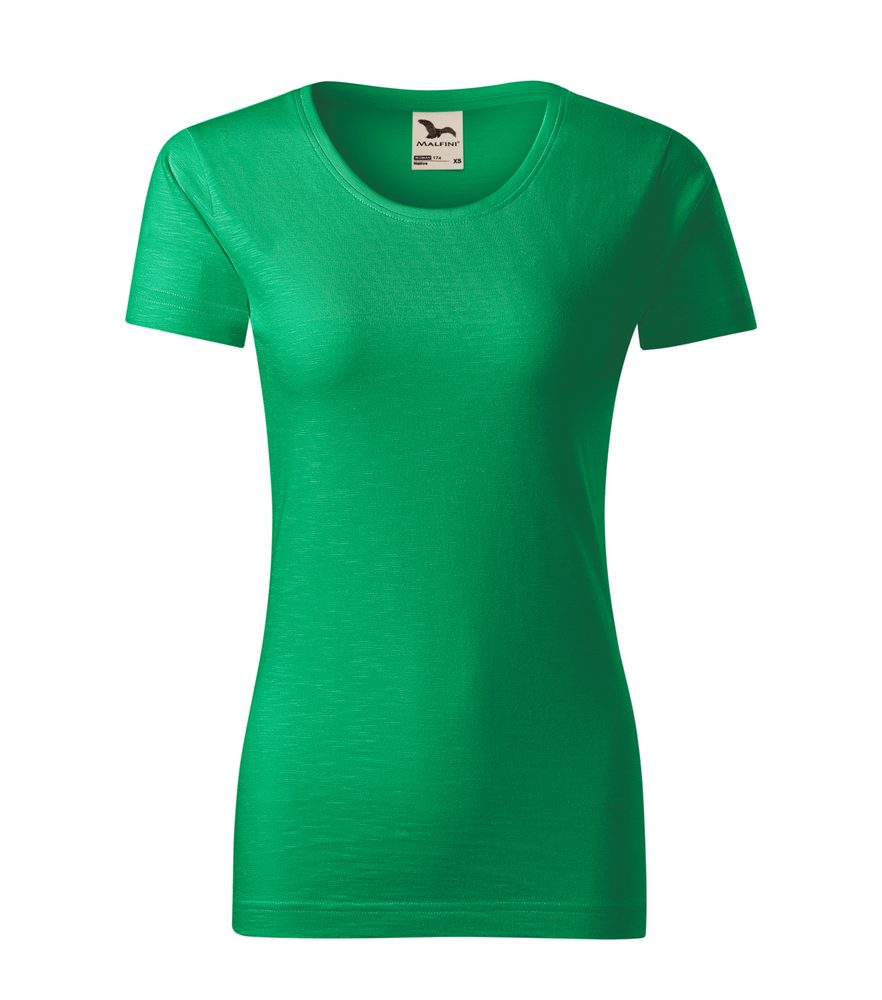 MALFINI Dámske tričko Native - Stredne zelená | M