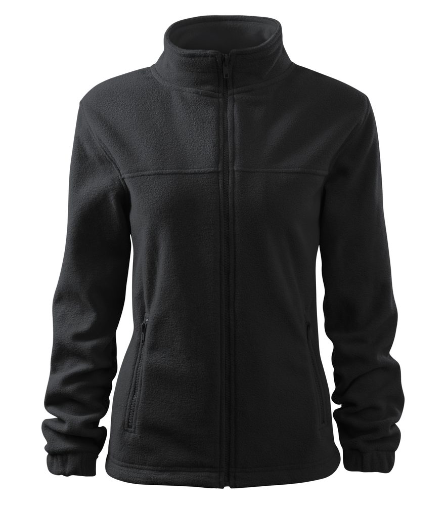 MALFINI Dámska fleecová mikina Jacket - Ebony gray | XXL