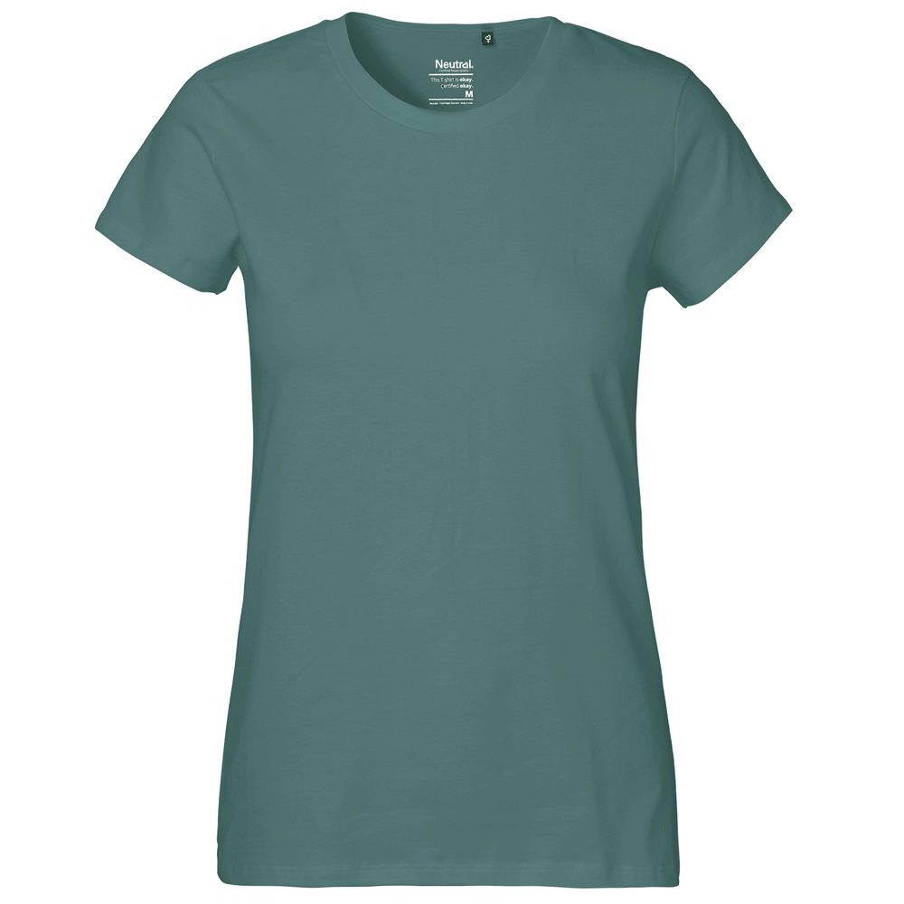 Neutral Dámské tričko Classic z organické Fairtrade bavlny - Teal | L