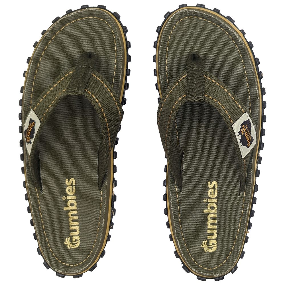 Gumbies Pánské žabky Gumbies Islander - Classic khaki | 43