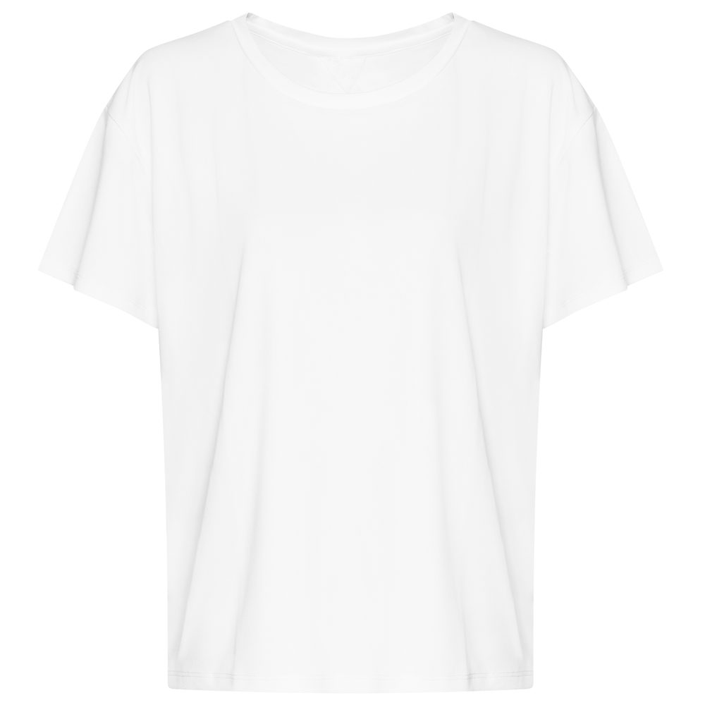 Just Cool Dámske športové tričko s otvorenou chrbtovou časťou - Arktická biela | L