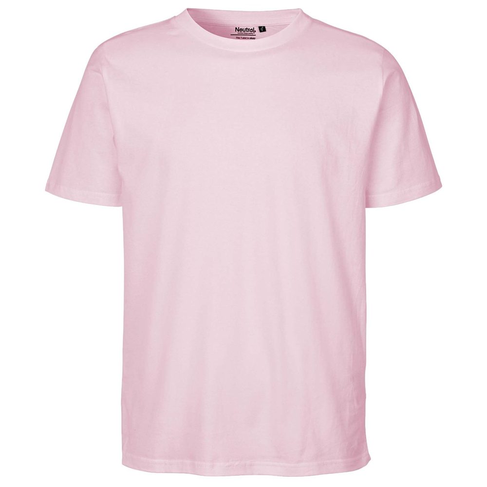 Neutral Tričko z organické Fairtrade bavlny - Světle růžová | M