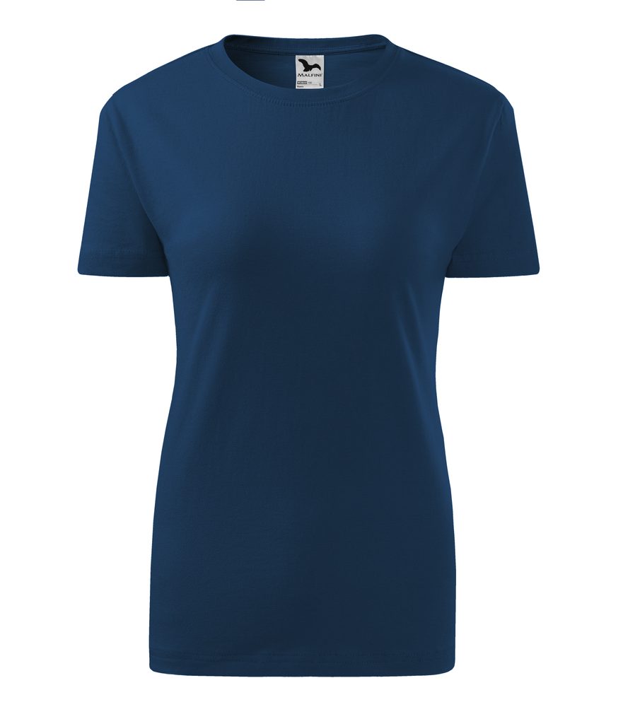 MALFINI Dámské tričko Classic New - Půlnoční modrá | M