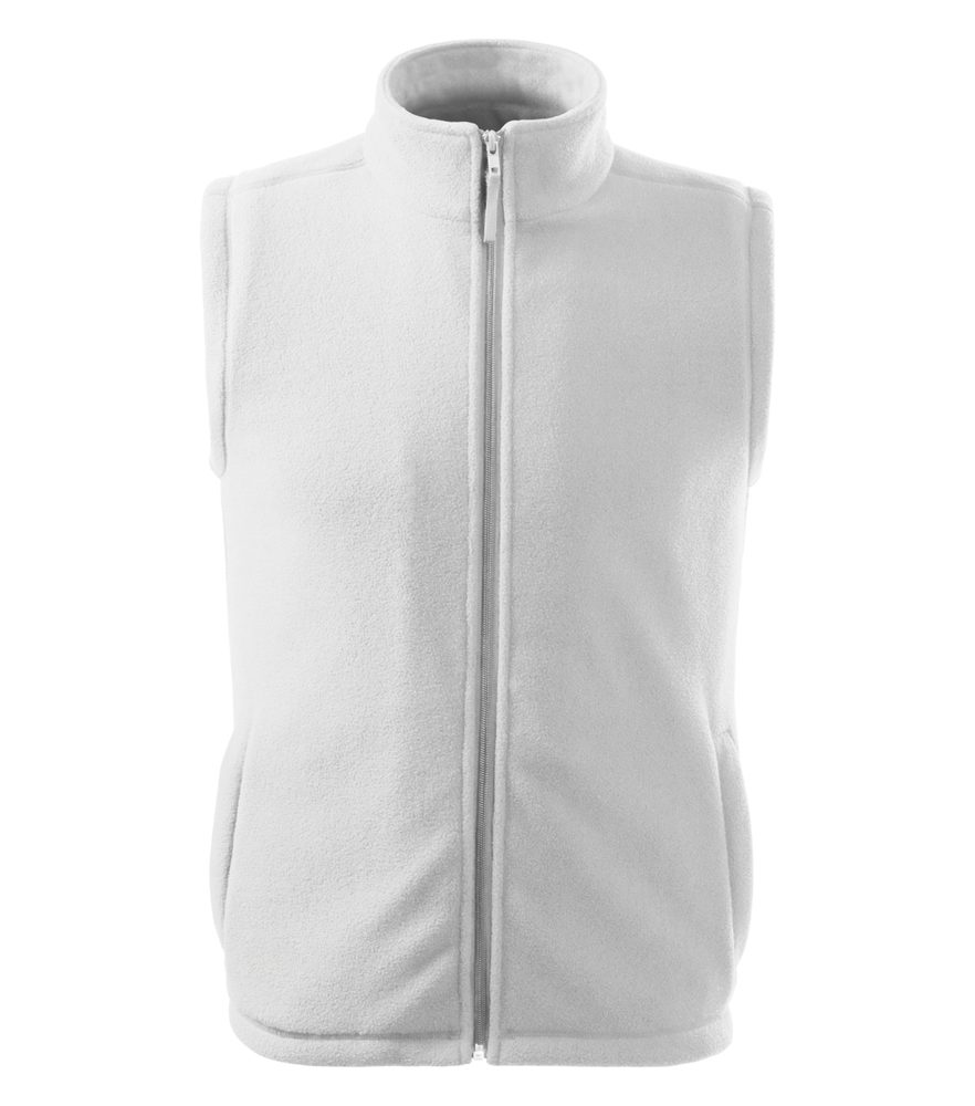 MALFINI Fleecová vesta Next - Biela | XL