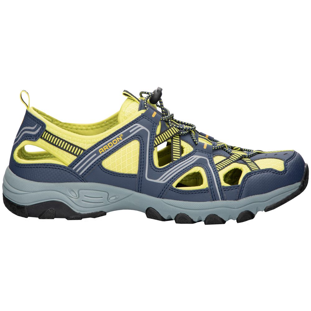 Ardon Letní trekový sandál STRAND - Modrá / žlutá | 36