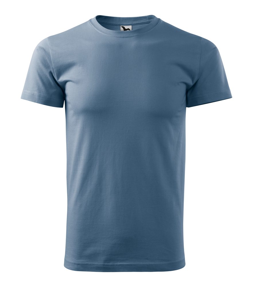 MALFINI Pánske tričko Basic - Denim | XL
