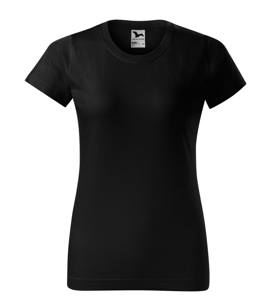 MALFINI Dámské tričko Basic - Černá | M