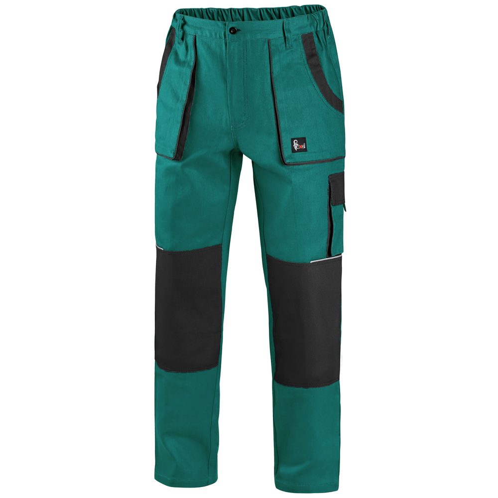 Canis (CXS) Pracovné nohavice CXS LUXY JOSEF - Zelená / čierna | 50