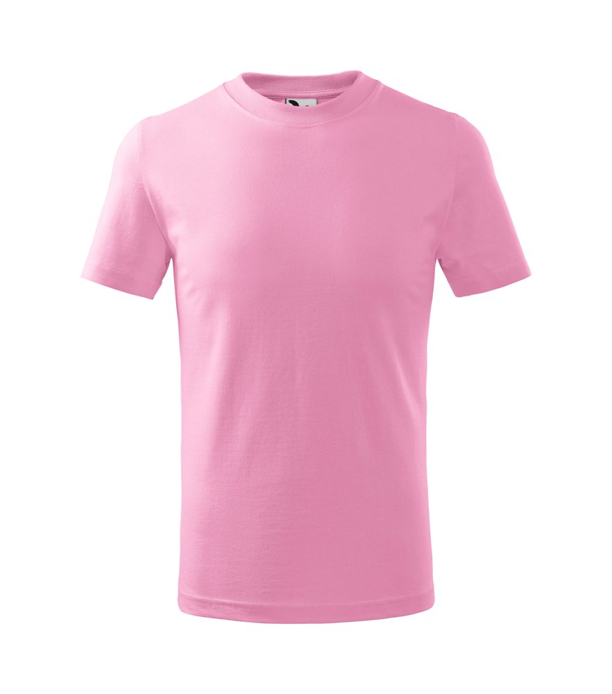MALFINI Dětské tričko Basic - Růžová | 146 cm (10 let)