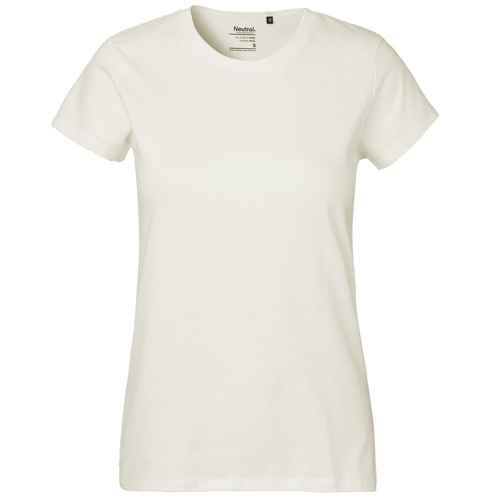 Neutral Dámské tričko Classic z organické Fairtrade bavlny - Přírodní | S