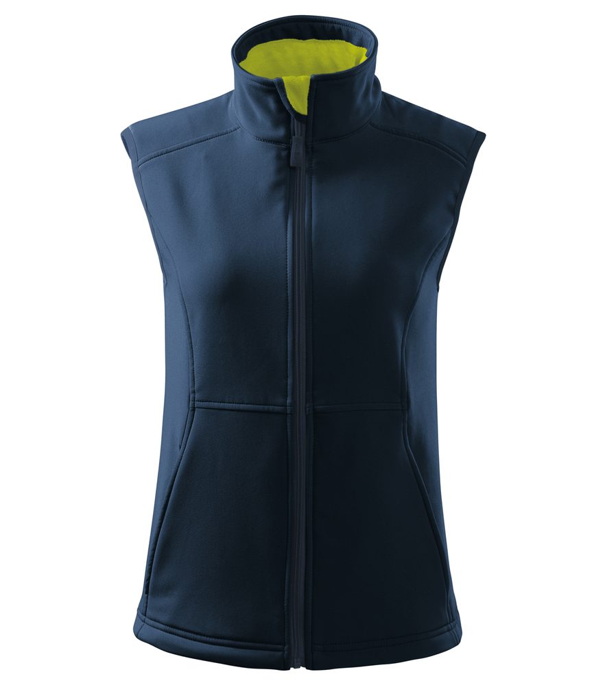 MALFINI Dámská softshellová vesta Vision - Námořní modrá | XS