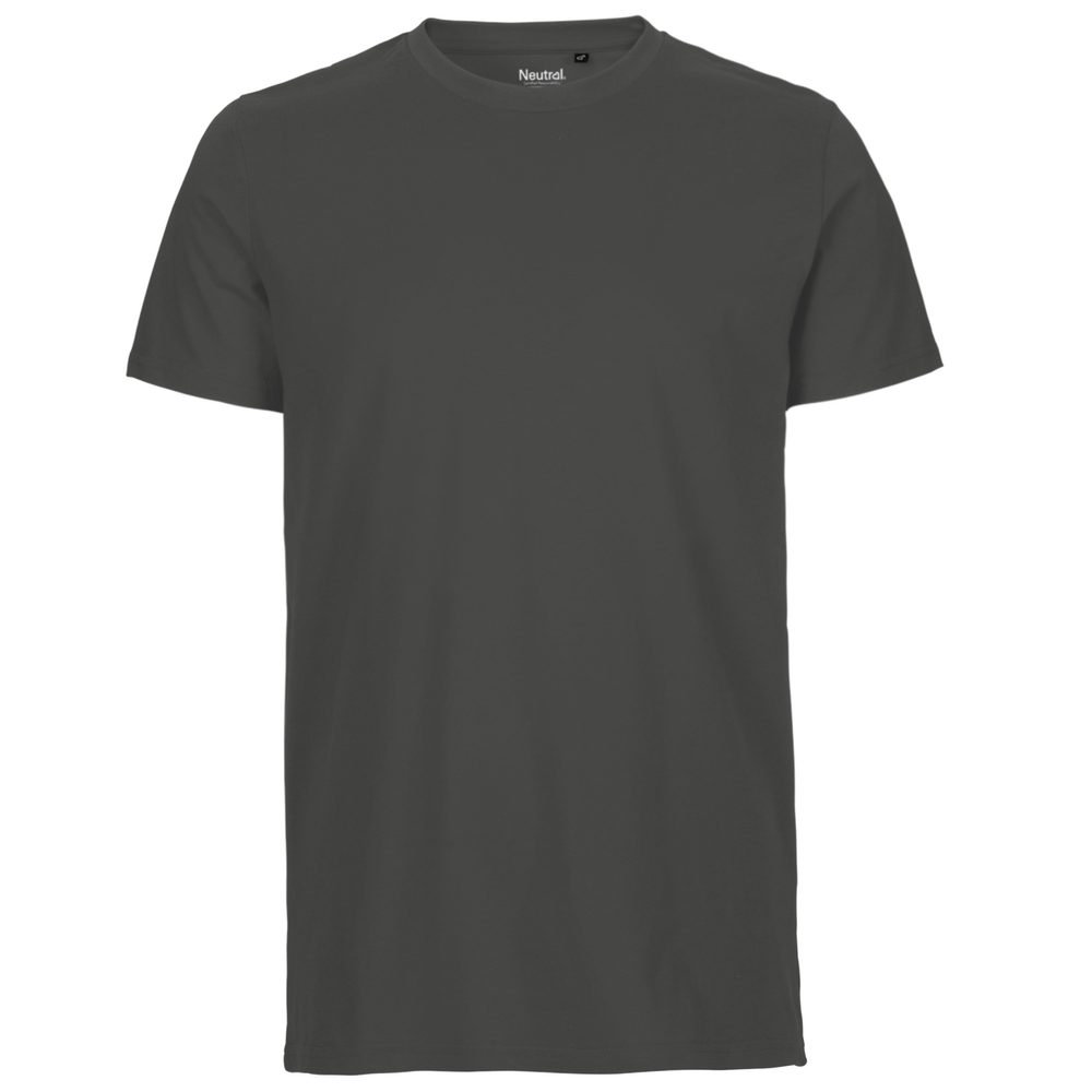 Neutral Pánske tričko Fit z organickej Fairtrade bavlny - Uhľová | L