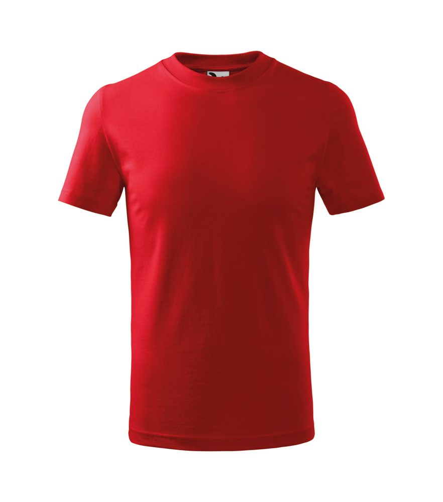 MALFINI Detské tričko Basic - Červená | 146 cm (10 rokov)