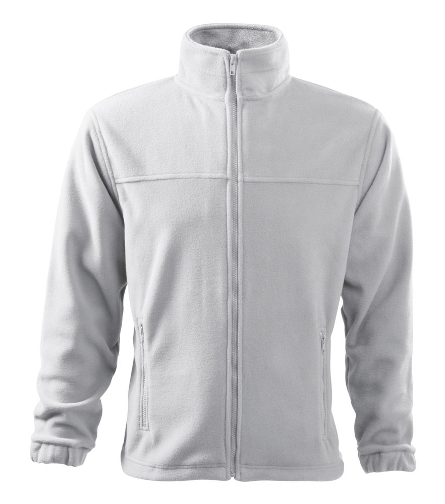MALFINI Pánská fleecová mikina Jacket - Bílá | XL