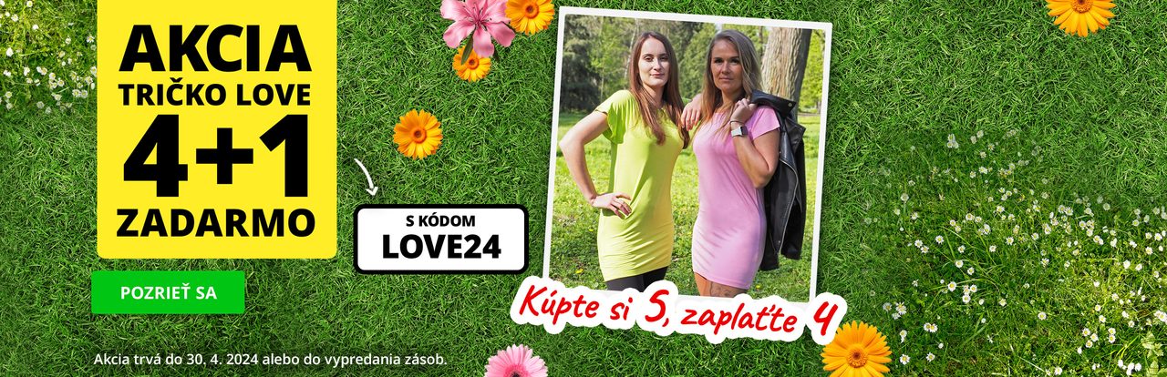 Akce - tričko Love 2024