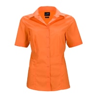 Dámská košile s krátkým rukávem JN643 (Oranžová | XS)