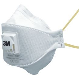 MASCĂ DE PROTECȚIE 3M AURA 9312+ ALB / GALBEN - MĂȘTI RESPIRATOARE 3M - HAINE DE LUCRU