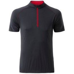 TRICOU BĂRBAȚI DE CICLISM CU FERMOAR SCURT JN514 - TRICOURI PENTRU CICLISM - ECHIPAMENT SPORTIV