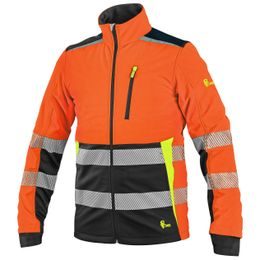 FÉRFI FÉNYVISSZAVERŐ SOFTSHELL DZSEKI CXS BENSON - FÉNYVISSZAVERŐ DZSEKIK - MUNKARUHÁZAT