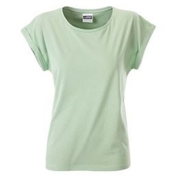 TRICOU LEJER DE DAMĂ DIN BUMBAC ORGANIC 8005 - TRICOURI DIN BUMBAC ORGANIC - ÎMBRĂCĂMINTE