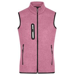 VESTĂ DIN FLEECE TRICOTAT DE DAMĂ JN773 - VESTE OUTDOOR - ECHIPAMENT SPORTIV