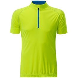 TRICOU BĂRBAȚI DE CICLISM CU FERMOAR SCURT JN514 - TRICOURI PENTRU CICLISM - ECHIPAMENT SPORTIV