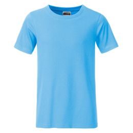 TRICOU CLASIC PENTRU BĂIEȚI DIN BUMBAC ORGANIC 8008B - TRICOURI DIN BUMBAC ORGANIC - ÎMBRĂCĂMINTE