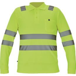 TRICOU POLO PENTRU BĂRBAȚI REFLECTORIZANT CU MÂNECĂ LUNGĂ LUGO - TRICOURI REFLECTORIZANTE - HAINE DE LUCRU