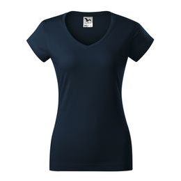 DÁMSKE TRIČKO FIT V-NECK - TRIČKÁ S KRÁTKYM RUKÁVOM - OBLEČENIE