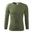 PÁNSKE TRIČKO S DLHÝM RUKÁVOM FIT-T LONG SLEEVE - KHAKI - TRIČKÁ S DLHÝM RUKÁVOM - OBLEČENIE